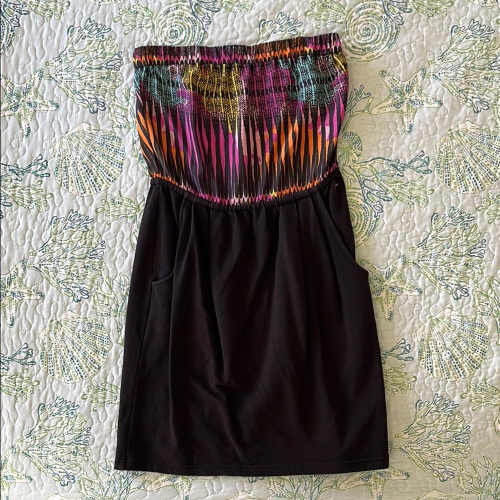 Rusty Strapless Dress